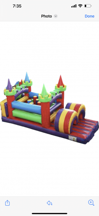 22 FT MULTI COLOR OBSTACLE COURSE (new)